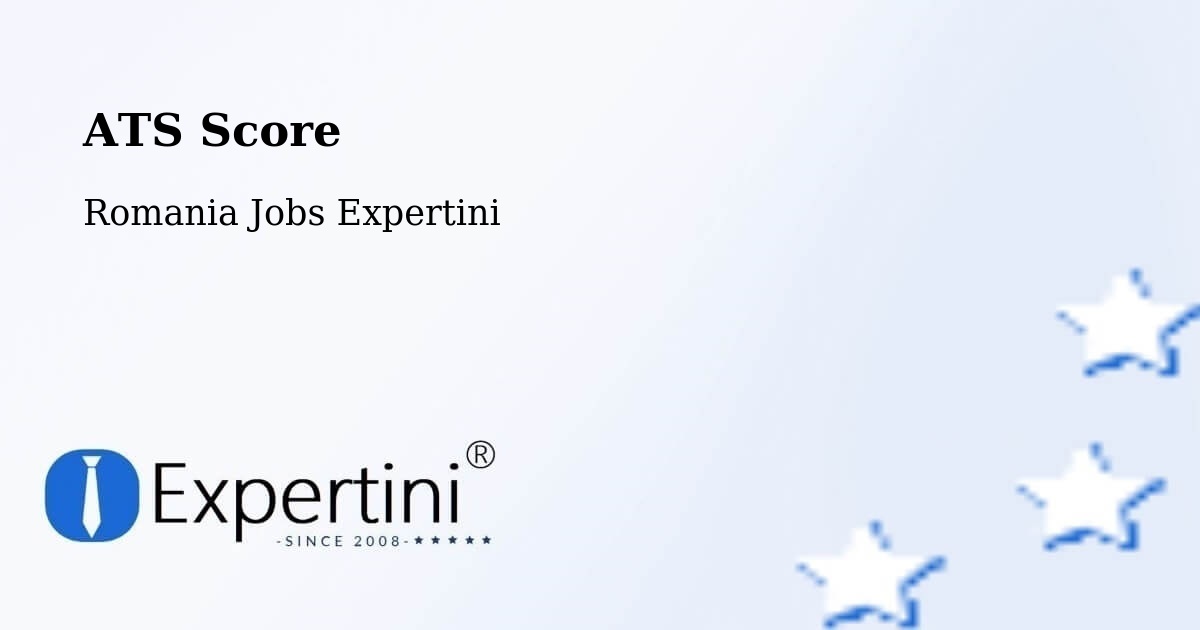 Resume ATS Score & Job Description Match Tool – Borşa - Romania Jobs Expertini