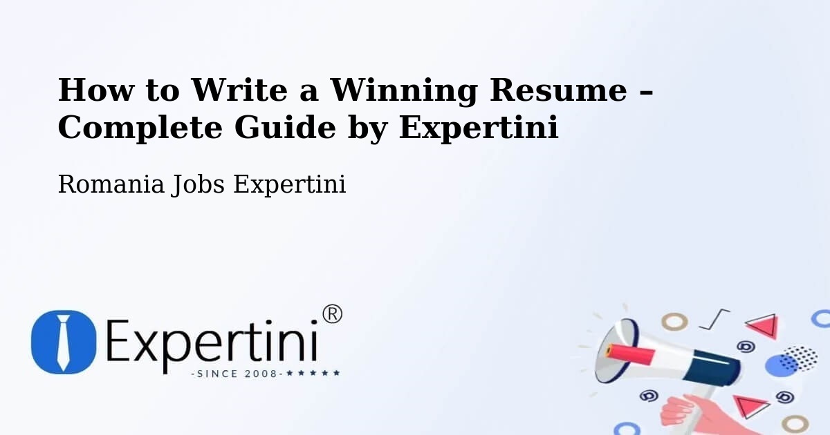 Resume Writing Guide for Job Seekers – Borşa - Borşa, Romania Jobs Expertini