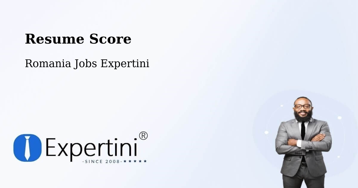 Resume Score & Job Description Match Tool – Borşa - Romania Jobs Expertini